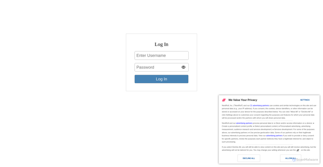Security scan screenshot of https://portal.texting.biz