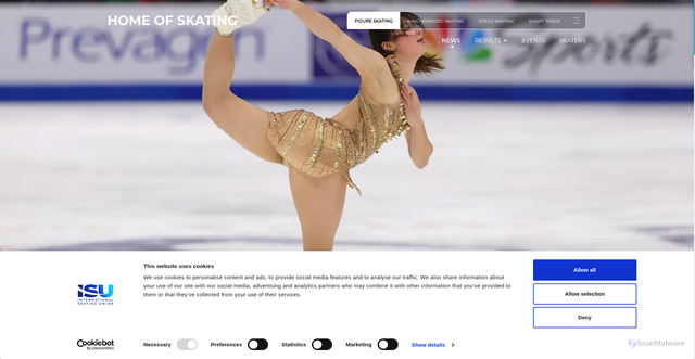 Security scan screenshot of https://www.isu-skating.com/figure-skating/news/world-champion-alysa-liu-makes-home-fans-proud-with-first-isu-grand-prix-title-at-skate-america/