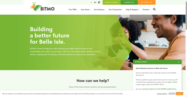 Security scan screenshot of https://www.belleisletmo.co.uk/