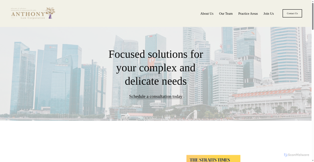 Security scan screenshot of https://alcorp.pages.dev/