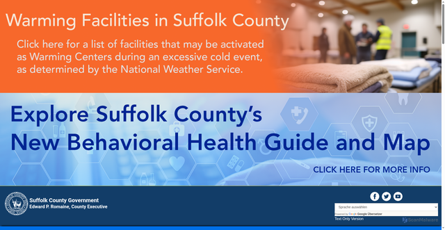 Security scan screenshot of https://suffolkcountyny.gov/