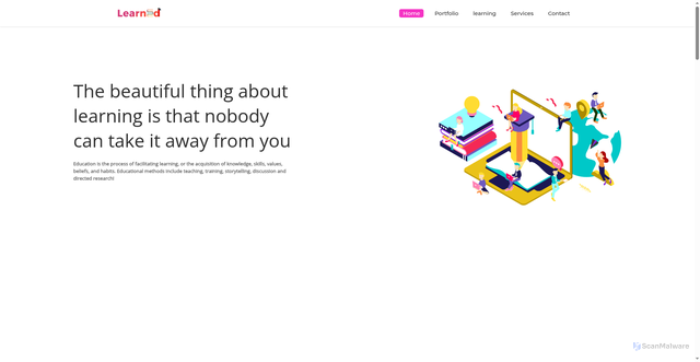 Security scan screenshot of https://educational-resources.top/