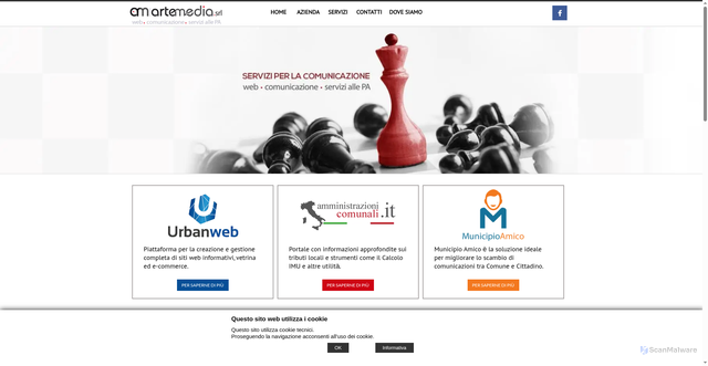 Security scan screenshot of https://www.artemedia.srl