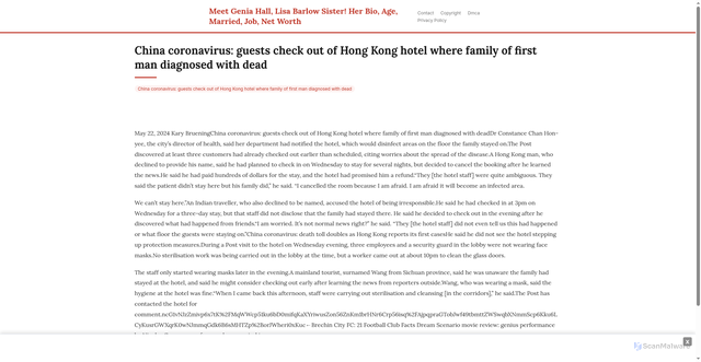 Security scan screenshot of https://heartrepublichugo-km728123r7.edgeone.app/3716-china-coronavirus-guests-check-out-of-hong-kong-hotel-where-family-of-first-man-diagnosed-with-dead.html