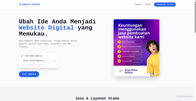 Security scan screenshot of https://iklan-jasa-pembuatan-website-7oo2x9i5i1.edgeone.app/