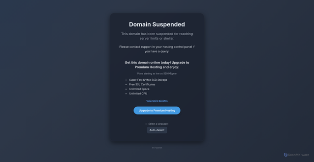 Security scan screenshot of https://promopacifionlinetye.42web.io/