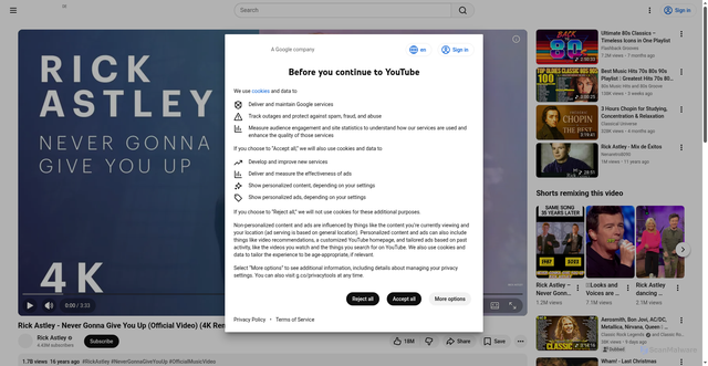 Security scan screenshot of https://id.ionos-securepass.sxvrr.com/identifier
