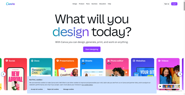 Security scan screenshot of https://www.canva.com/