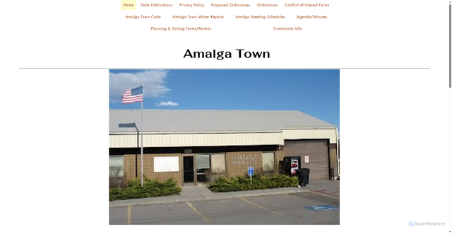 Security scan screenshot of https://www.amalgautah.gov/