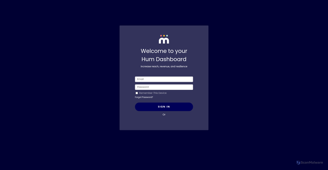 Security scan screenshot of https://cra.hum.works