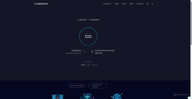 Security scan screenshot of https://ekhtesasi-2h2.pages.dev/fr