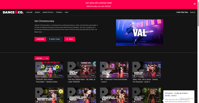 Security scan screenshot of https://www.danceand.co/val-chmerkovskiy