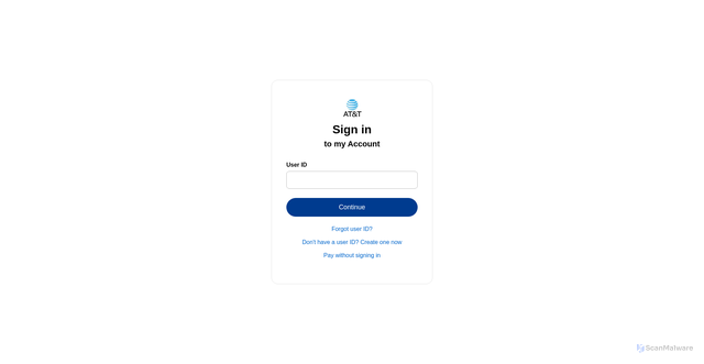 Security scan screenshot of https://pub-0a634125d0bc49c4b256782bbc553fae.r2.dev/AT&amp;T%20SERVICE%20UPDATE%20(7).html