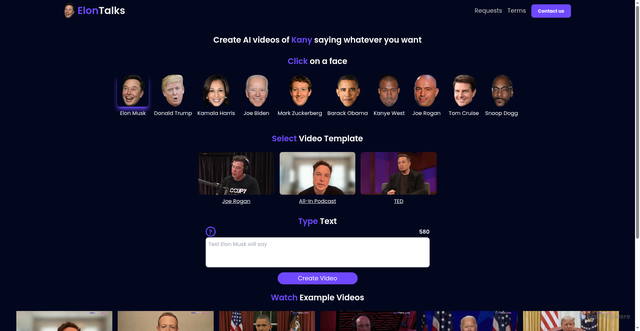 Security scan screenshot of https://elontalks.com/