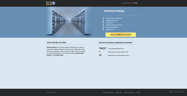 Security scan screenshot of https://xlx.pl