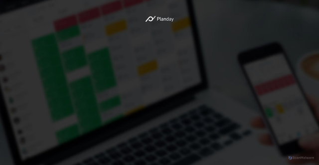 Security scan screenshot of https://id.planday.com