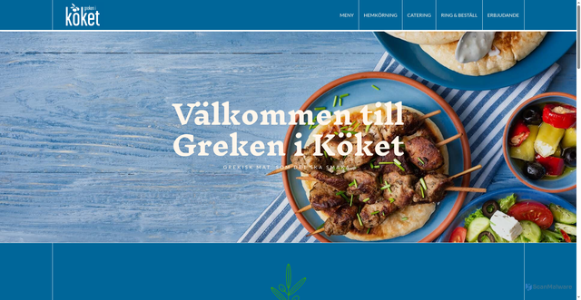 Security scan screenshot of https://grekenikoket.se
