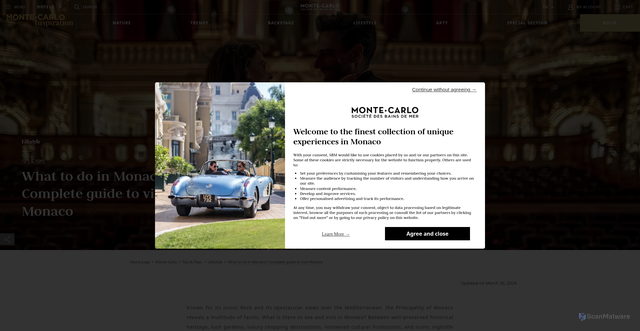 Security scan screenshot of https://www.montecarlosbm.com/en/inspiration/visit-monaco