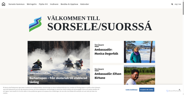 Security scan screenshot of https://portal.sorsele.se