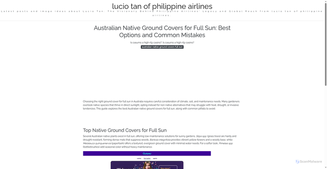 Security scan screenshot of https://lensanetworkcorner-dp73d2pc3rnz.edgeone.app/australian-native-ground-covers-full-sun.html