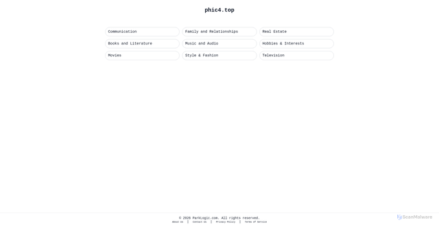 Security scan screenshot of https://phic4.top