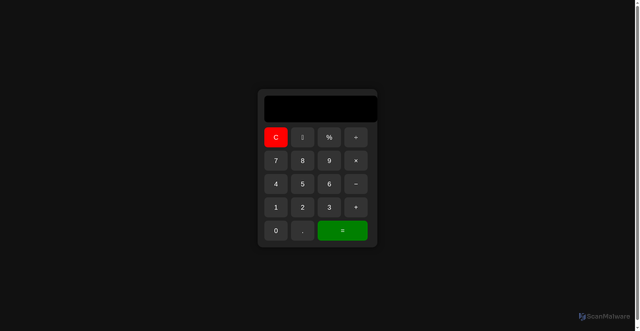Security scan screenshot of https://calculator-1-wcz6f2a32s.edgeone.app/
