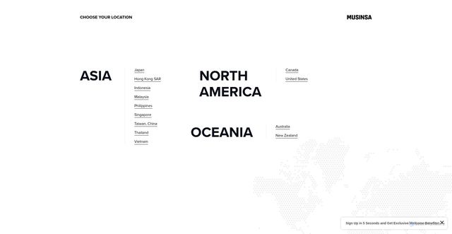 Security scan screenshot of https://global.musinsa.com