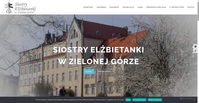 Security scan screenshot of https://elzbietanki.pl