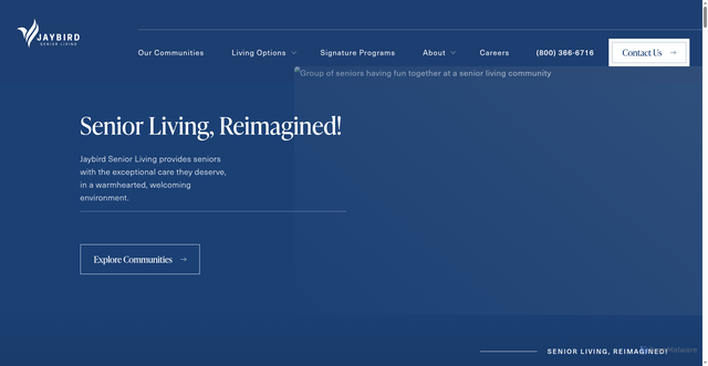 Security scan screenshot of http://jaybirdseniorliving13.biz/