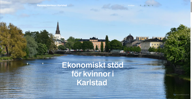 Security scan screenshot of https://pauvreshonteuxikarlstad.se
