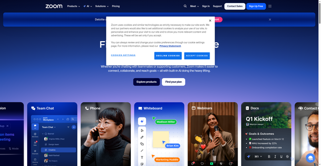 Security scan screenshot of https://us05web.zoom.us/
