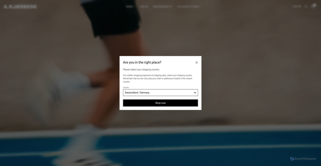 Security scan screenshot of https://akjaerbede.se