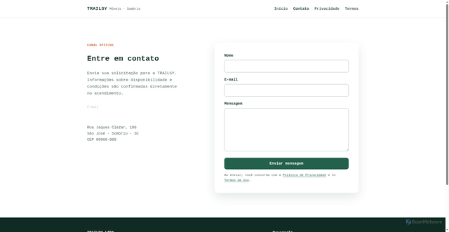 Security scan screenshot of trailsyltda.shop