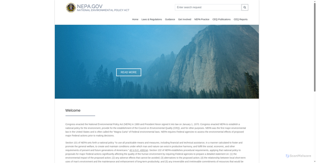Security scan screenshot of https://ceq.doe.gov/