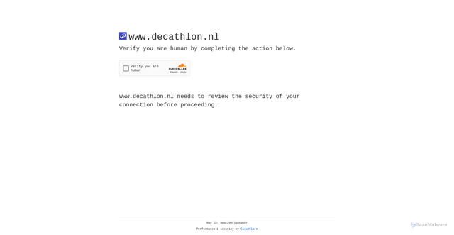 Security scan screenshot of https://www.decathlon.nl