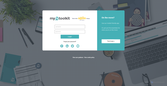 Security scan screenshot of https://app.myhrtoolkit.com