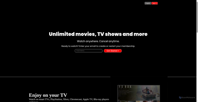 Security scan screenshot of http://www.netflix-clone-delta-ruby.vercel.app/
