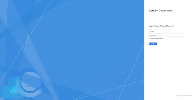 Security scan screenshot of https://portal.naea1.uds.lenovo.com