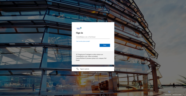 Security scan screenshot of https://mysite.jci.com
