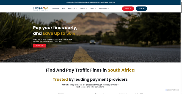 Security scan screenshot of http://finessazsj.top/
