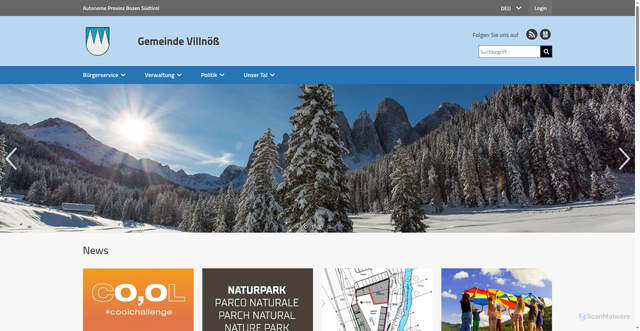 Security scan screenshot of https://www.funes.eu/de