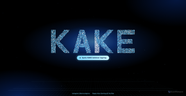 Security scan screenshot of https://realkake.se