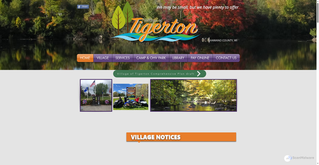 Security scan screenshot of https://www.tigertonwi.com/