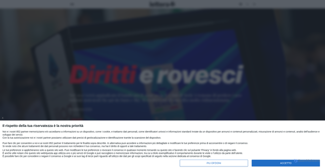 Security scan screenshot of https://www.lettera43.it