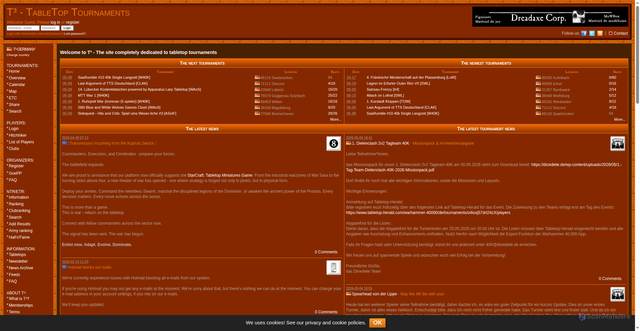 Security scan screenshot of https://tabletopturniere.de