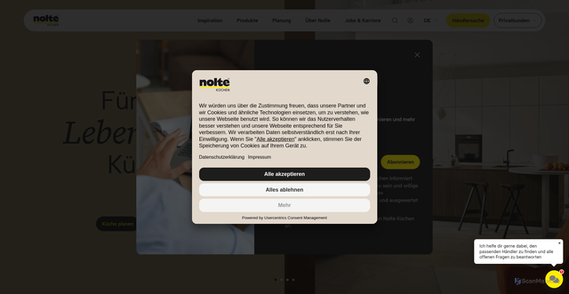 Security scan screenshot of https://nolte-kuechen.com