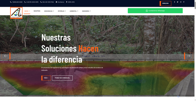 Security scan screenshot of https://geoproyectosmexico.com/
