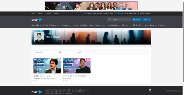 Security scan screenshot of https://www.assettv.com/people/marc-rowan