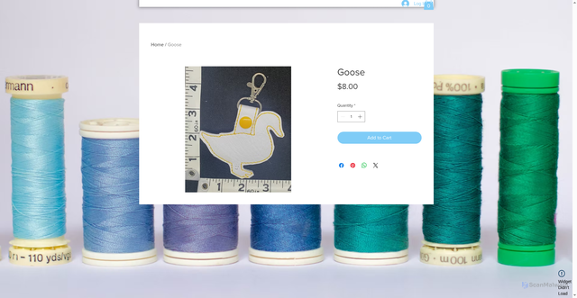 Security scan screenshot of https://www.loopnstitch.com/product-page/goose