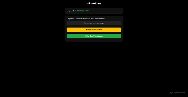 Security scan screenshot of https://media-earn-n29rn65znq.edgeone.app/